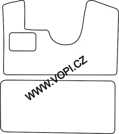 Textil-Autoteppiche Citroen DS automat Carfit (808)